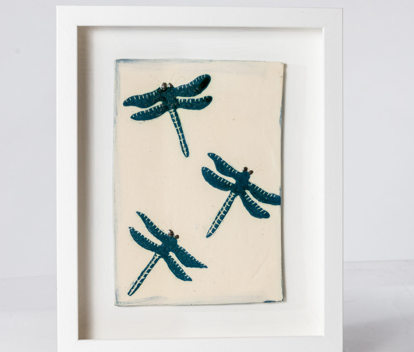 Dragonfly Tile framed